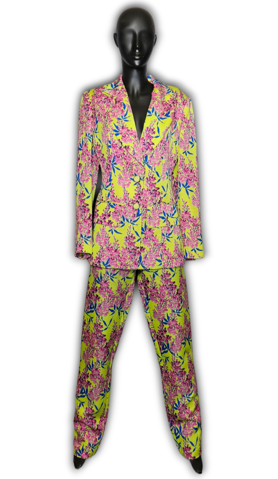 Lime and Lilac Suit Pant