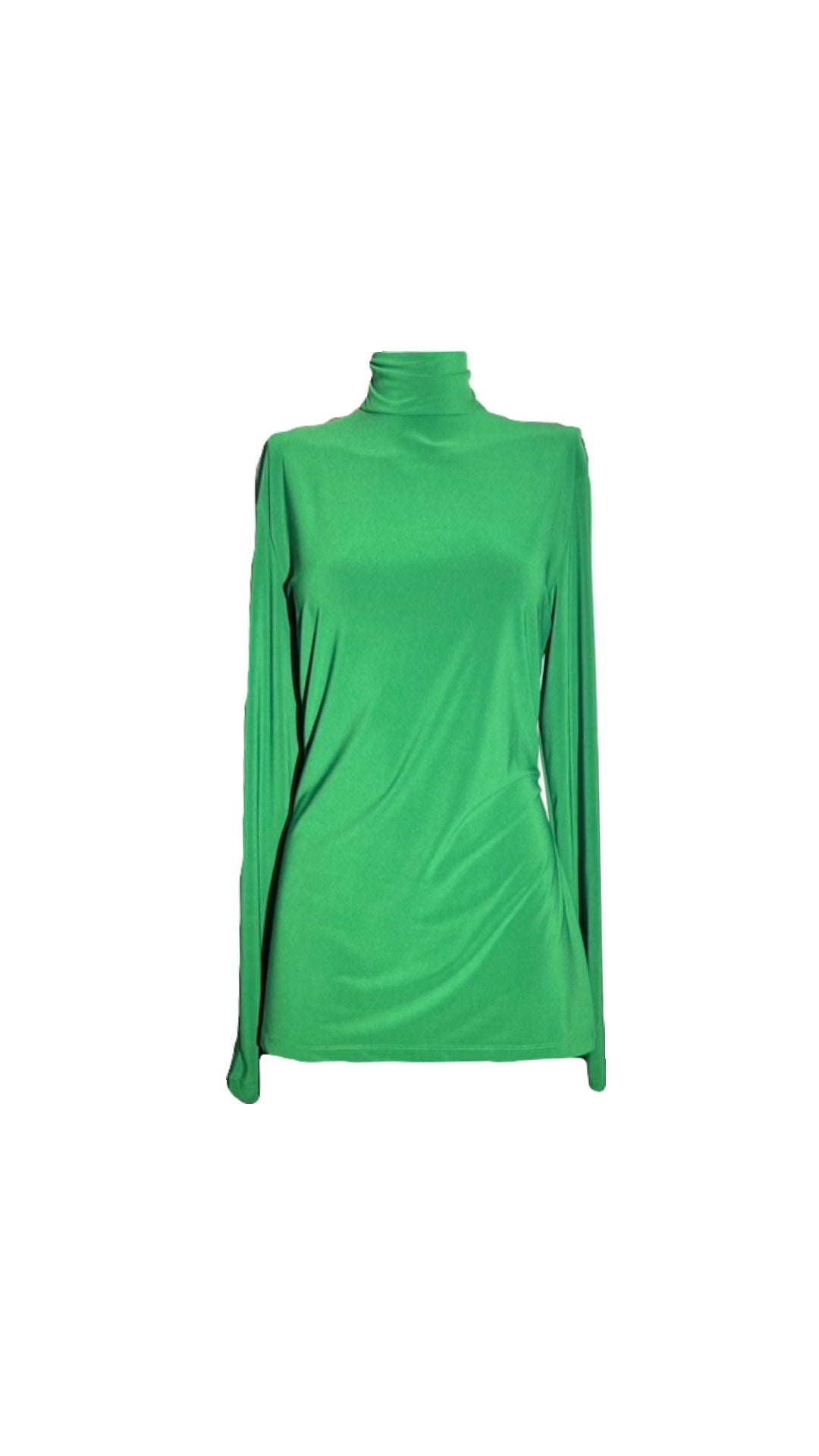 Long Sleeve Green Jersey Top
