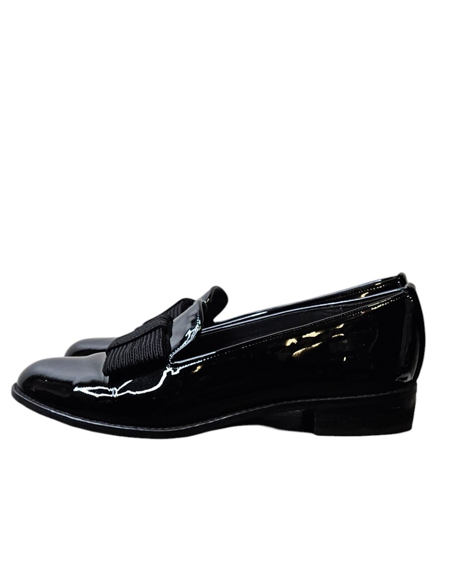 Stuart Weitzman Atabow Patent Leather  Loafers