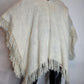 Winter White Mohair Poncho