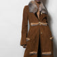 3/4 length Mocha Shearling